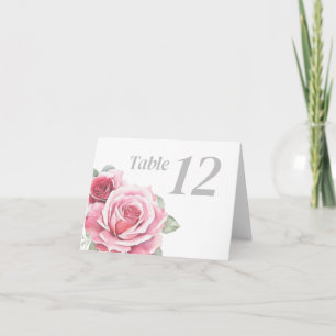 Plantilla de números de tabla de restaurante