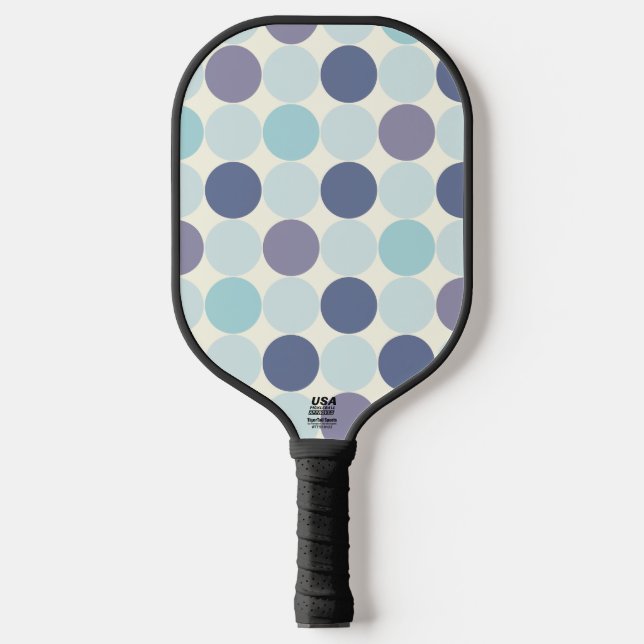 Plantilla de palas de palas de polka con puntos y  (Anverso)