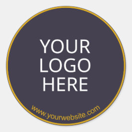 Plantilla de Pegatina empresarial de personalizado