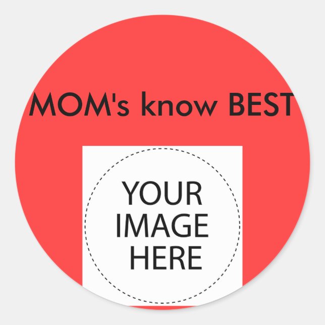 Plantilla de pegatina Los regalos de Zazzle MUSEUM (Anverso)