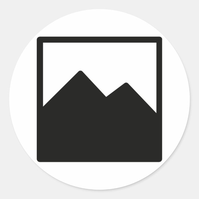 Plantilla de Pegatina redondo clásica (Anverso)