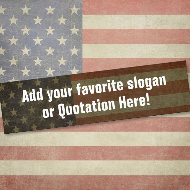 Plantilla de pegatinas de parachoques (Custom Bumper Sticker)