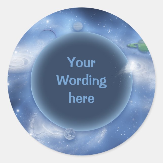 plantilla de pegatinas - fantasía de espacio de pe (Anverso)