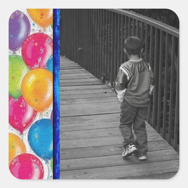 Plantilla de Pegatinas fotográficos de globo (Anverso)