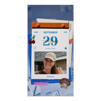 Plantilla de PicCollage - Póster brillante 14x28 a