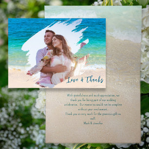 Plantilla de pincel fotográfico de boda Gracias Ca