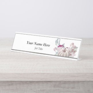 Plantilla de placa de nombre de escritorio