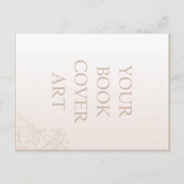 Plantilla de postal de promoción de libros (Anverso)