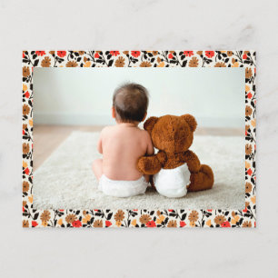 Plantilla de postales Teddy Bear Love