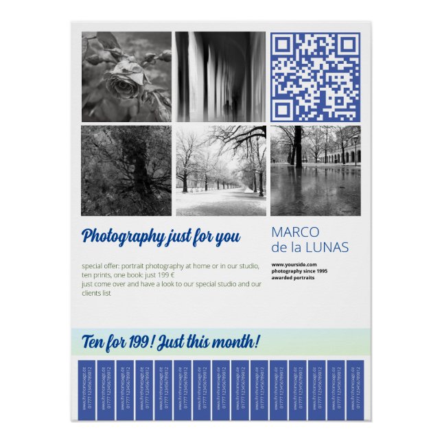 Plantilla de Poster brillante (Anverso)