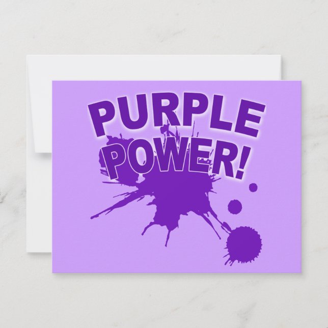 Plantilla de Purple Power (Anverso)