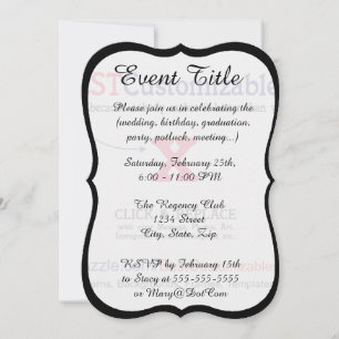 Plantilla de regalo en blanco de Personalizable