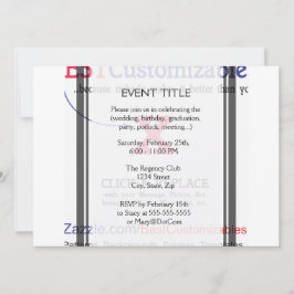 Plantilla de regalo en blanco de Personalizable