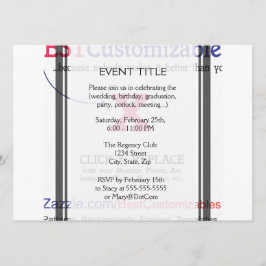 Plantilla de regalo en blanco de Personalizable