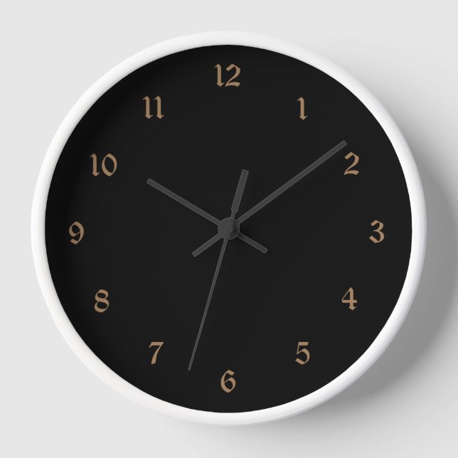 plantilla de reloj de pared redonda (Anverso)