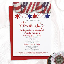 Plantilla de reunión patriótica de la familia Bunt