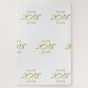 Plantilla de rompecabezas de piezas Golden 3-D Loo