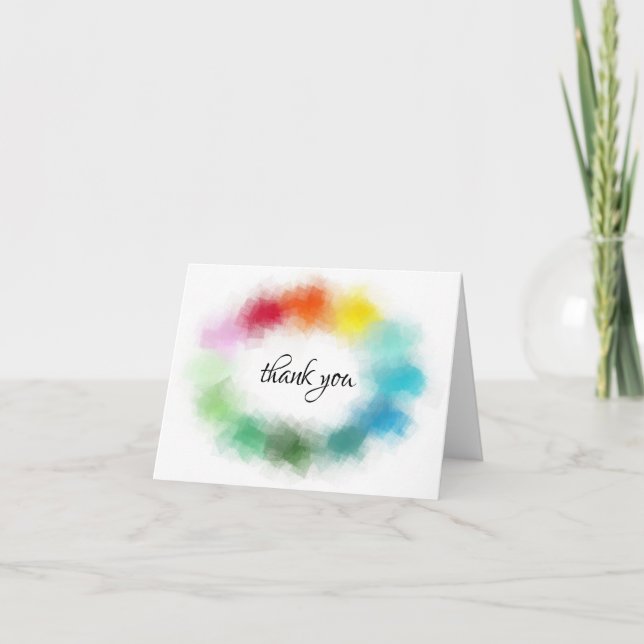 Plantilla de secuencia de comandos abstracta color (Anverso)