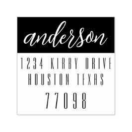 Plantilla de sello de 1,5" x 1,5" con autograbado 