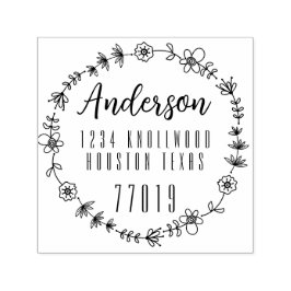 Plantilla de sello de 1,5" x 1,5" con autograbado 