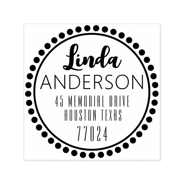 Plantilla de sello de 1,5" x 1,5" con autograbado  (Diseño)