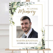 Plantilla de signo de bienvenida funeraria, eucali