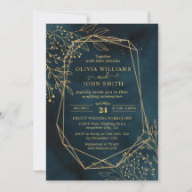 Plantilla de Stationery Boda de Oro de Marina