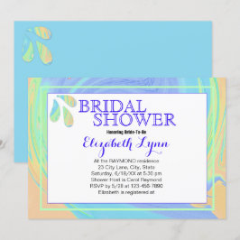 Plantilla de Swirl de pintura de pintura de color 