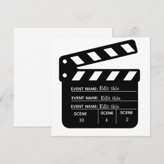 Plantilla de tablero de película personalizada imp