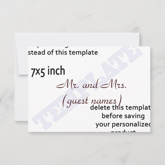 PLANTILLA DE TARJETA DE ACOMPAÑANTE DE BODA (Anverso)