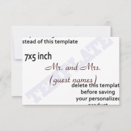 PLANTILLA DE TARJETA DE ACOMPAÑANTE DE BODAS