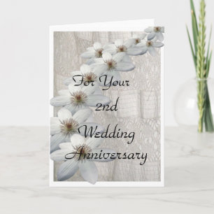 Plantilla de Tarjeta de Aniversario de Bodas númer