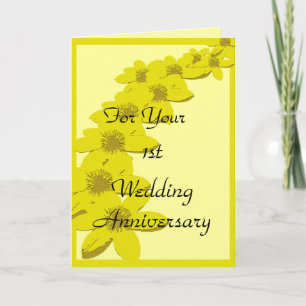 Plantilla de tarjeta de aniversario de bodas númer