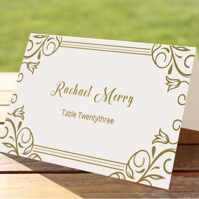 Plantilla de Tarjeta de Asiento de Boda (Subido por el creador)