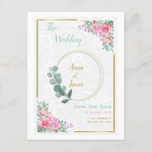Plantilla de tarjeta de boda