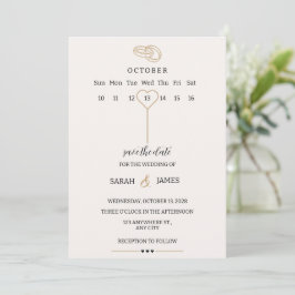 Plantilla de Tarjeta de Boda Moderna y Elegante