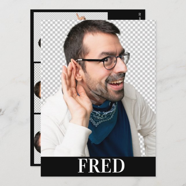 Plantilla de tarjeta de comp de captura de cabeza 