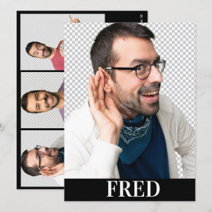 Plantilla de tarjeta de comp de captura de cabeza 