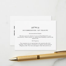 PLANTILLA DE TARJETA DE DETALLES DEL personalizado