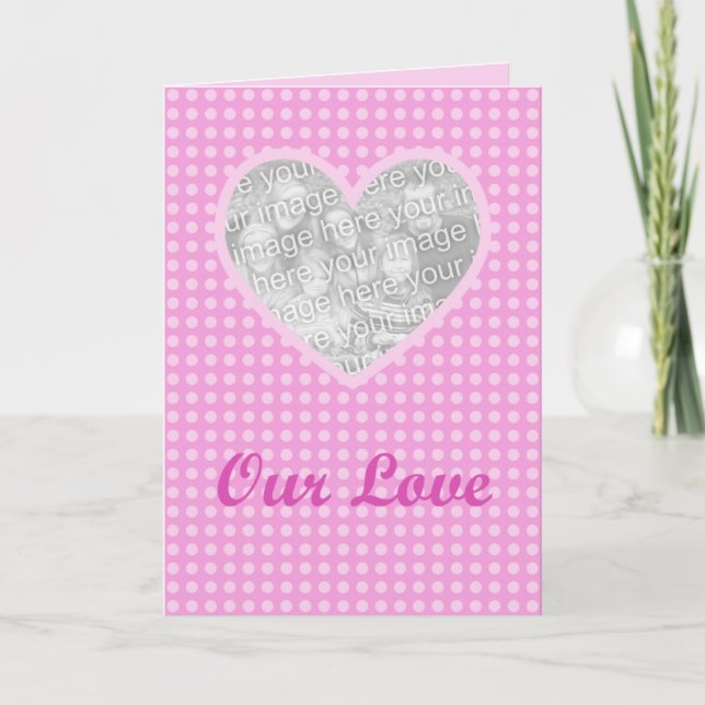 Plantilla de tarjeta de El día de San Valentín de  (Anverso)