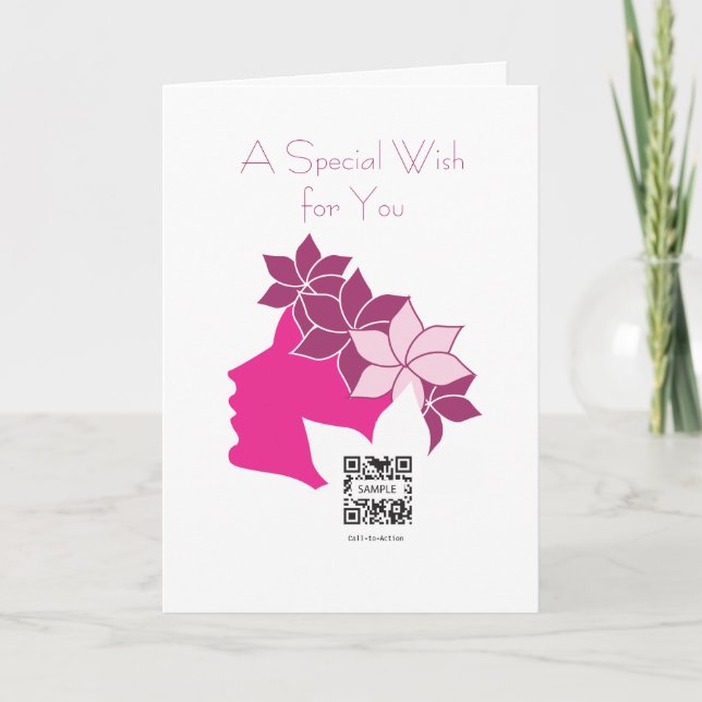 Plantilla de tarjeta de felicitación Aphrodite Spa (Anverso)