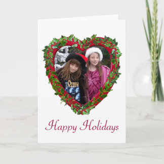 Plantilla de tarjeta de felicitación con foto de c