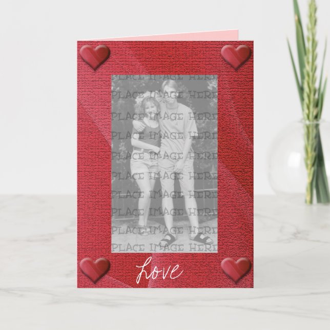 Plantilla de tarjeta de felicitación de amor (Anverso)