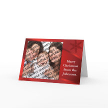 Plantilla de tarjeta de felicitación para Navidade