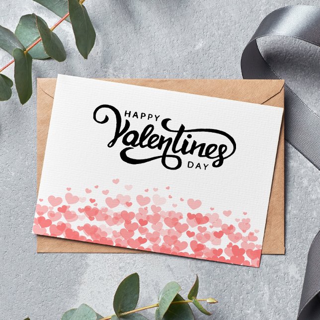 Plantilla de tarjeta de feliz día de San Valentín (Happy Valentine's Day Card Template)