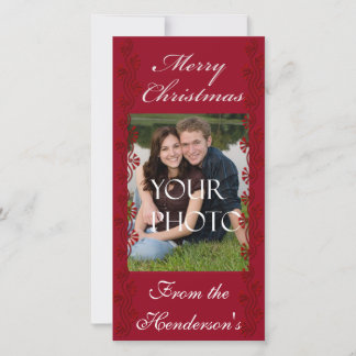 Plantilla de tarjeta de fotos de Navidad