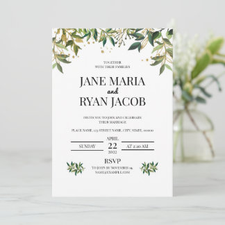 Plantilla de tarjeta de invitación
