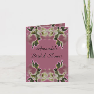 Plantilla de tarjeta de invitación para ducha de n