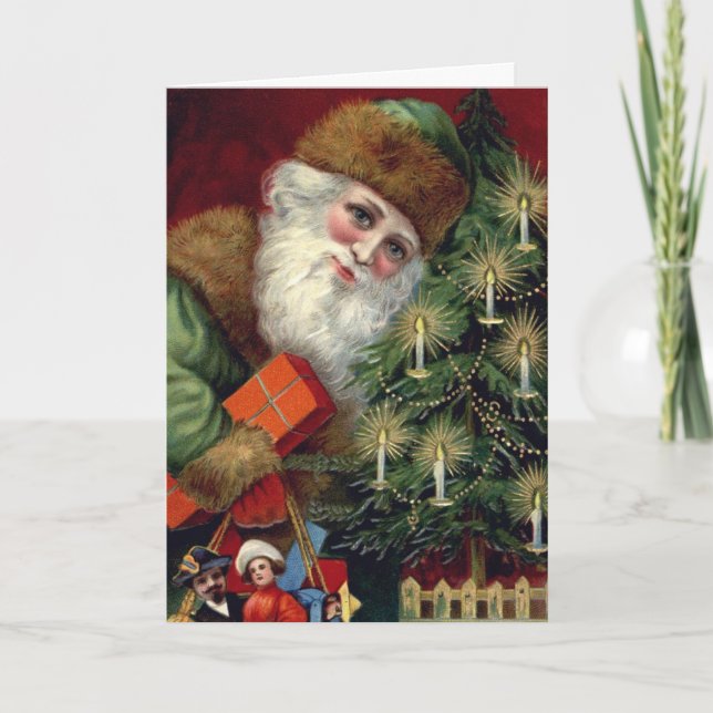 Plantilla de tarjeta de Navidades de inserción de  (Anverso)