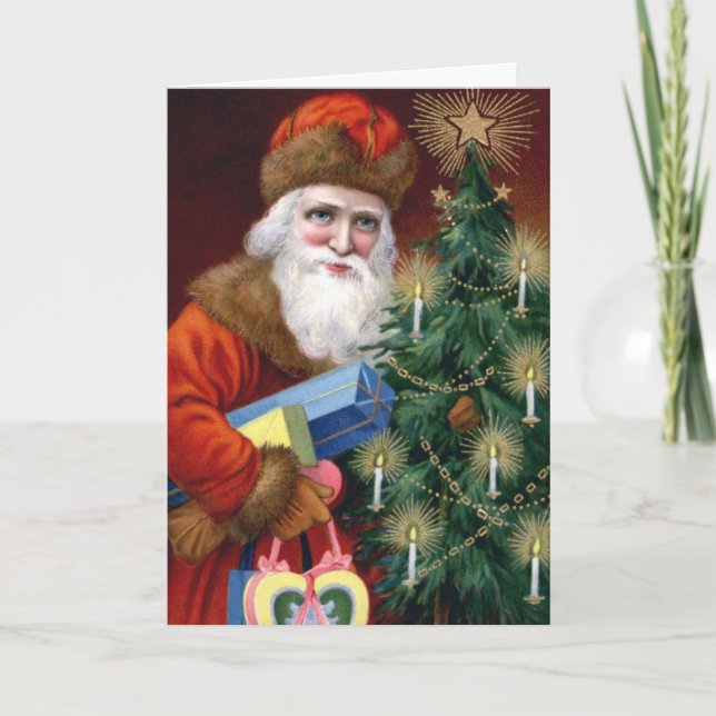 Plantilla de tarjeta de Navidades de inserción de  (Anverso)